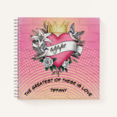 Agape Love Tattoo Graffiti  ノートブック (正面)