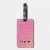 Agape Love Tattoo Graffiti ラゲッジタグ (裏面縦)