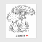 Agaric Mushies Sticker シール (シート)