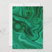 agateコレクション アマゾングリーン ご招待 招待状 (裏面)