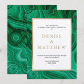 agateコレクション アマゾングリーン ご招待 招待状 (正面/裏面)