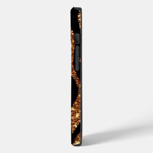 AgateタイガーブルーグリッターiPhoneメイトのタフケース Case-Mate iPhoneケース (裏面 / 左)