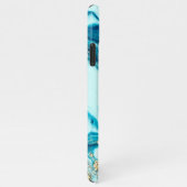 Agateパーソナライズされた手書き名前トレンディーモダン iPhoneケース (右側)