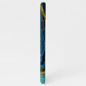 Agateパーソナライズされた手書き名前トレンディーモダン iPhoneケース (右側)