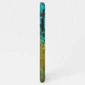 Agateパーソナライズされた手書き名前トレンディーモダン iPhoneケース (左側)