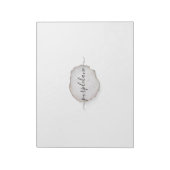 Agateメモパーソナライズされた帳 ノートパッド (回転)