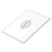 Agateメモパーソナライズされた帳 ノートパッド (アングル)