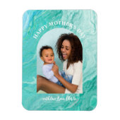 Agate Arched Photo Mother's Day マグネット (縦)