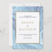 agate Collection Omphalodes 青い招待状 招待状 (正面)