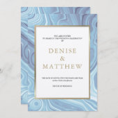 agate Collection Omphalodes 青い招待状 招待状 (正面/裏面)