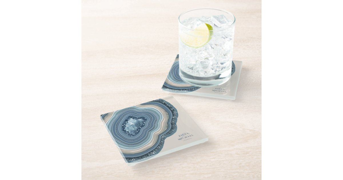 Agate Geodeグリッター結婚のdusty Blue Id647 ガラスコースター Zazzle Co Jp Agate Geodeグリッター結婚のdusty Blue Id647 ガラスコースター Zazzle Co Jp