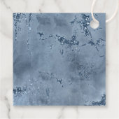 Agate GeodeグリッターサンキューダスティブルーID647 フェイバータグ (裏面)