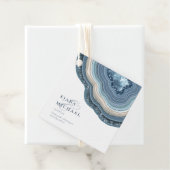 Agate GeodeグリッターサンキューダスティブルーID647 フェイバータグ (インサイチュ)