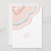 Agate Geodeグリッター結婚のバラ金ゴールドID647 (裏面)