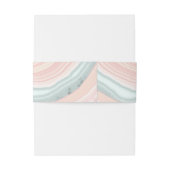 Agate Geodeグリッター結婚のバラ金ゴールドID647 招待状ベリーバンド (裏面例)