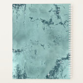 Agate Geodeグリッター結婚のプランティール（緑がかった色）ID647 プランナー手帳 (裏面)