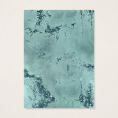 Agate Geodeグリッター結婚のWebサイトティール（緑がかった色）ID647 (裏面)