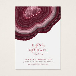 Agate GeodeグリッターWebsite Burgundy ID647