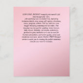 agate gold glitter 予算 ニカ 披露宴 招待状 チラシ (裏面)