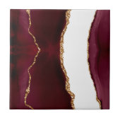Agate liede vin et or タイル (正面)