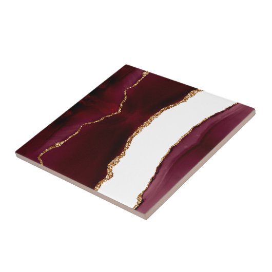 Agate liede vin et or タイル (側面)