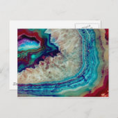 Agate multicolor ポストカード (正面/裏面)