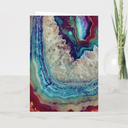 Agate multicolore カード (裏面)