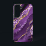 Agate Purple金ゴールドグリッターギフトお名前 Samsung Galaxy S22ケース<br><div class="desc">Samsung Galaxy CaseまたはiPhoneケースとアゲイト紫バイオレット金ゴールドグリッター名前をカスタムするスパークル大理石パーソナライズされた誕生日 – 記念日または結婚の贈り物/供給 – あなたの名前を追加 – 文字または削除 – あなたの特別な贈り物を作る – サイズを変更し、削除し、文字/要素を追加するカスタマイズツール。デザインはMIGNED。私の他のプロジェクト/デザインと絵画を見なさい。1000以上のZazzle製品に私のデザインを転送することもできる。Good Luck - Be Happy :)</div>