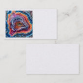 Agate Slice Business Cards 名刺 (正面/裏面)
