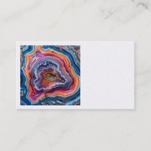 Agate Slice Business Cards 名刺 (正面)