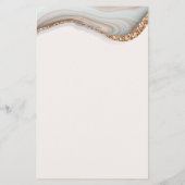 Agate Stone Marbleメニューカード (裏面)