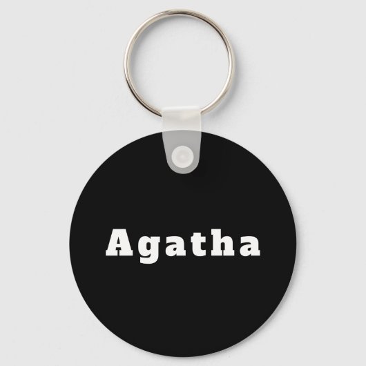 Agatha キーホルダー (裏面)