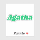 Agatha シール (シート)