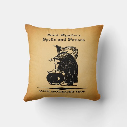 Agatha's Spells及び一服叔母さんの クッション (裏面)