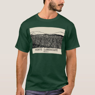 Agave Landscape – メキシコTシャツ Tシャツ