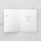 Age 18おもしろいオレンジ日が差すこと編集可能18誕生日 カード (内部)