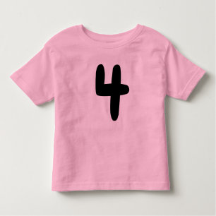 AGE 4幼児用Tシャツ トドラーTシャツ