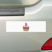 Age 9オンお誕生日ケーキ バンパーステッカー (車上)