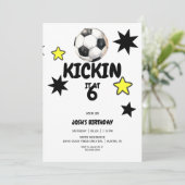 Age Child's Age Birthday Partyでキックイン 招待状 (スタンド正面)