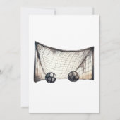 Age Child's Age Birthday Partyでキックイン 招待状 (裏面)