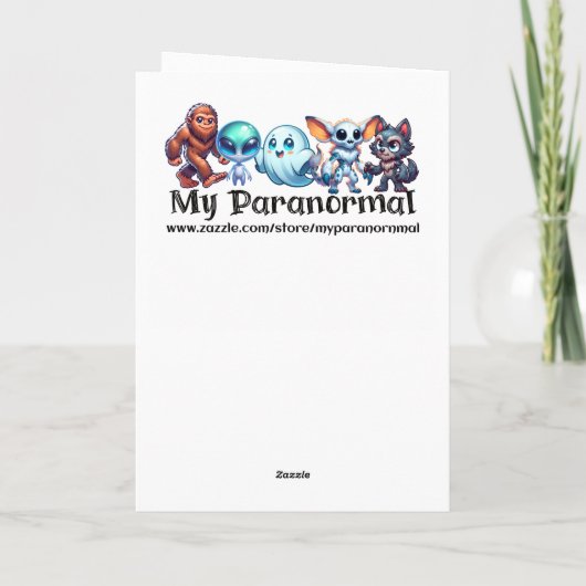 Age Doesn't Mean Squatch | Funny Birthday Bigfoot カード (裏面)