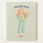 age Green Aesthetic Floral  プランナー手帳 (裏面)