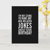 Age Greeting Cardに関するジョークはおもしろいない カード (黄色い花)