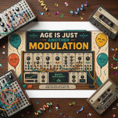 Age Is Just Another Modulation! 🎛️🎂 ポストカード