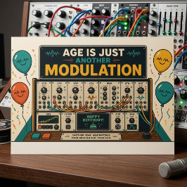 Age Is Just Another Modulation! 🎛️🎂 ポストカード
