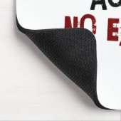 Age Is No Excuse Old Age Motivation Fitness  マウスパッド (コーナー)