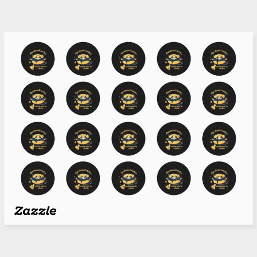 Age Not Sticker ラウンドシール (シート)