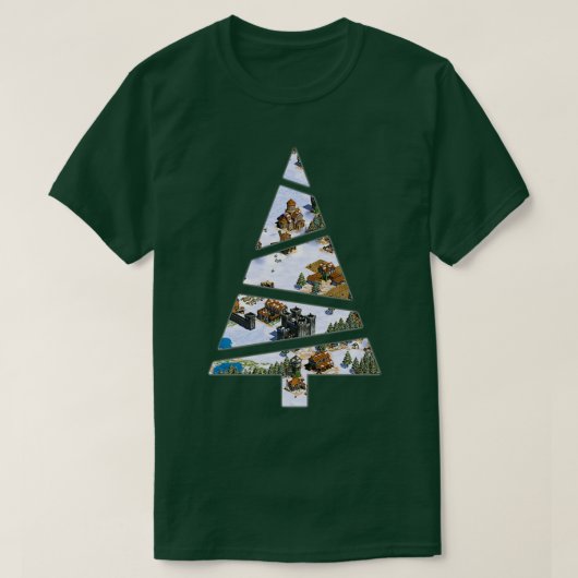 Age of Empiresクリスマスツリー Tシャツ (デザイン正面)