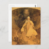 Age of Wisdom by Alphonseミュシャ ポストカード (正面/裏面)