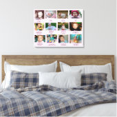 Age Progression 1年目のベビーフォトアート キャンバスプリント (インサイチュ (寝室))